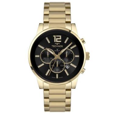 Imagem de Relógio Technos Masculino Ref: Js25Bcd/1D Cronógrafo Dourado
