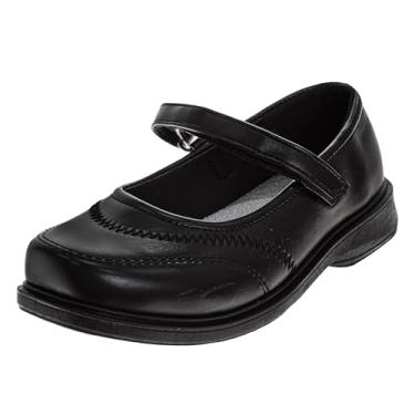 Imagem de French Toast Sapatos Mary Jane para meninas, uniforme escolar, sapatilhas, sapatilhas, vestido formal sem cadarço (infantil, criança pequena, criança grande), Ft Classic Black, 17