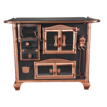 Imagem de Fogao a Lenha N 2 Princess Preto Rose Gold com Tampa Sd