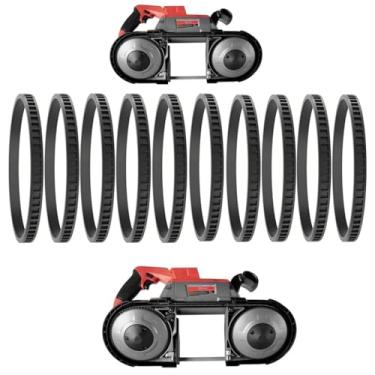 Imagem de ZLIANGQ 45-69-0010 Pneus de polia de lâmina de substituição compatível com peças de serra de fita de corte profundo 6230 6232-6 6225 AO2807 6238N 6238-20 2729-20 Correia de borracha para serra de fita