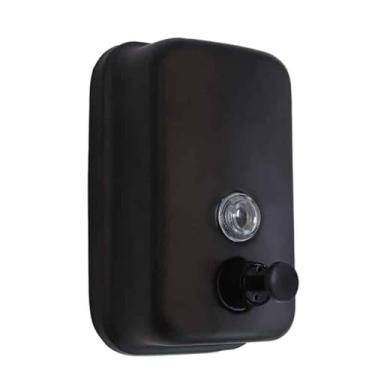 Imagem de Dispenser 500ml Inox Preto – Uso com Sabonete Líquido ou Álcool Gel
