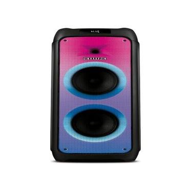 Imagem de Caixa de Som PartyBox AIWA PB-06 Bluetooth 20H RGB USB TWS Preto