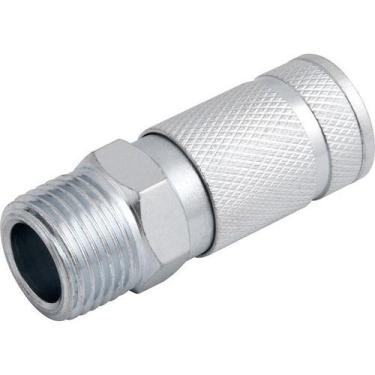 Imagem de Engate rápido macho 1/4 rosca 1/2" cartela 1pç Vonder