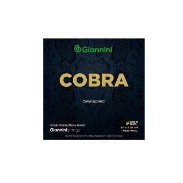 Imagem de Encordoamento P-cavaquinho Giannini Cobra Niquel Pesada Gescp [f108]