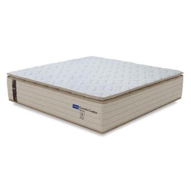 Imagem de Colchão King Probel Molas Ensacadas Pillow Top 193x203x30cm Guarda Cos