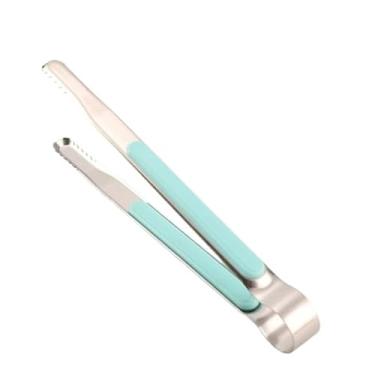 Imagem de Pinça para Churrasco Pegador Ferro 36/55cm Pegador De Saladas E Carne Churrasco Em Aco Inox Tipo(20cm)