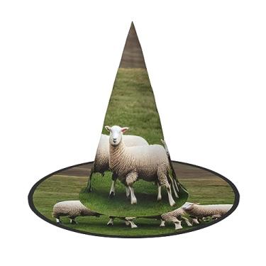 Imagem de Lambs And Sheep Print Costume Partieshat Carnival Halloween Witch Hat Foldable Hat For Themed Event