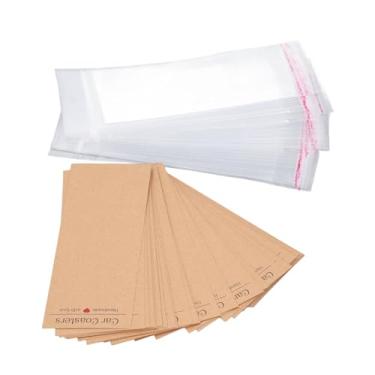 Imagem de AYNEFY Embalagem para Copos de Carro, 50 Peças, Espaços Em Branco de Sublimação Com Cartões de Exibição e Sacos de Vedação, Design Personalizado Diy para Lojas e Feiras