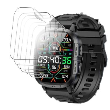 Imagem de Oshmirian Pacote com 6 protetores de tela para TAEPOK P110 – Película de TPU 6H, antiarranhões, anti-impressões digitais, sem bolhas, à prova de estilhaçamento, à prova de poeira, sensível ao toque