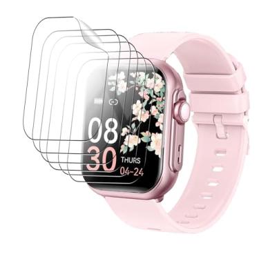 Imagem de Oshmirian Pacote com 6 protetores de tela para Liufiueq G62 – Película de TPU 6H, antiarranhões, anti-impressões digitais, sem bolhas, à prova de estilhaçamento, à prova de poeira, sensível ao toque