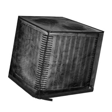 Imagem de Hyuduo Capa de Malha AC Tampa de Ar -condicionado Externo Tampa de Poliéster Revestida de PVC 90 X 90 X 100cm Com Tiras Ajustáveis ​​para Unidade Externa All Seasons Protection