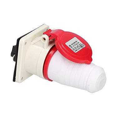 Imagem de Generic Tomada Industrial, Proteção Oculta IP44 de Montagem 380V-415V 16A Plugues de Alimentação de 4 Pinos para Equipamentos Elétricos