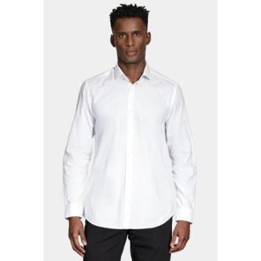 Imagem de Camisa Slim Social Sem Bordado Branco-Masculino