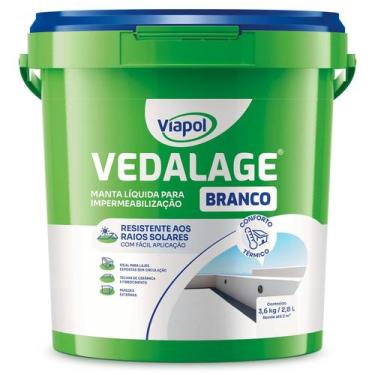 Imagem de Manta Líquida Asfáltica Vedalage Branco 3,6L Viapol