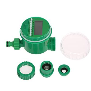 Imagem de Timer de Água Automático para Jardim Irrigação Eletrônico com Tela LCD Grande Interruptor Sobreposição Manual Instalação