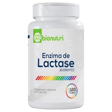 Imagem de Enzima Lactase 10000 FCC Bionutri – 120 Caps - Lactose Lactoze Lactaze