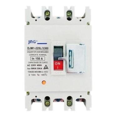 Imagem de Disjuntor Tripolar Fixo 275a 80ka - Djm1-400l - Jng