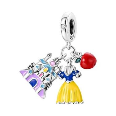 Imagem de Pingentes De Príncipe Do Castelo Robô Rosa Coelho Raposa Prateada Para