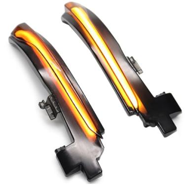 Imagem de WEPARTICULAR Luz de seta dinâmica LED compatível com Volvo V40 CC II V60 S60 2011-2018 S80 V70 III Espelho lateral sequencial lâmpada indicadora piscante pacote para 2