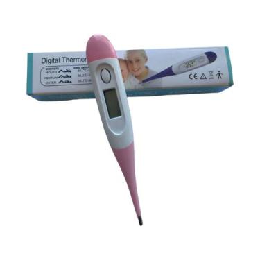 Imagem de Termômetro Digital De Ponta Macia Para Kit De Primeiros Socorros Domés