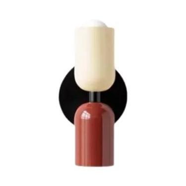 Imagem de Luminária De Parede Vintage Nórdica Com Duas Lâmpadas, Luz LED Moderna