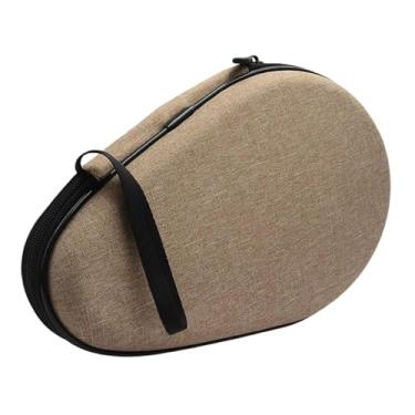 Imagem de simhoa Capa protetora para raquete de tênis de mesa, estojo para guardar raquetes de pingue-pongue, bolsa para esportes, Tecido Oxford Marrom