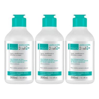Imagem de Kit Panta Anticaspa 3 Em 1 - Shampoo, Condicionador E Anticaspa - 3 Un