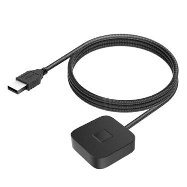 Imagem de Fabater Leitor de Impressão Digital USB para PC, Scanner Biométrico de Impressão Digital Com Reconhecimento Rápido de Toque de 360 ​​graus, Suporte para Dongle de Scanner para Janela (BLACK)