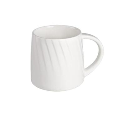 Imagem de Xícaras de café Caneca de cerâmica simples, xícara café, retrô, da manhã, casa(Branco)