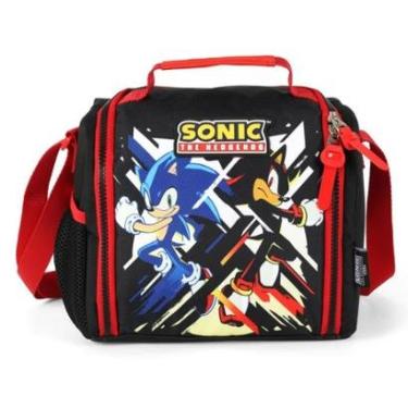 Imagem de Lancheira Termica Escolar Menino Bolsa Merendeira Sonic-Unissex