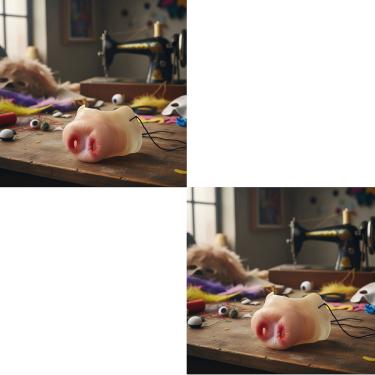 Imagem de Nariz Focinho De Porco Kit C/ 2 Pçs Acessório Fantasia Mascara Animal