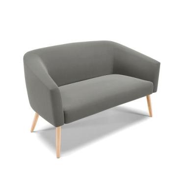 Imagem de Namoradeira Stella Suede Pes Palito Natural D03 - D'Rossi - DMOV, Graf