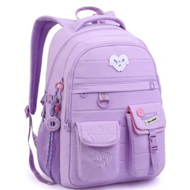 Imagem de Mochila Juvenil Feminina Candy - Seanite, Lilás
