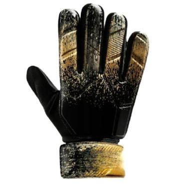 Imagem de Luva de Goleiro para Futebol | Alta Aderência e Proteção | Ideal para Campo e Society | Treino e Partidas Oficiais(PRETO/DOURADO,8)