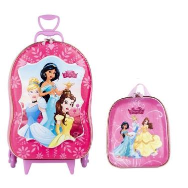 Imagem de KIT MALA PRINCESAS + LANCHEIRA PRINCESAS MAXTOY-Feminino