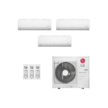 Imagem de Ar-Condicionado Multi Split Inverter LG 21.000 (2x Evap HW 7.000 + 1x Evap HW 12.000) Quente/Frio 220V