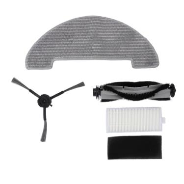 Imagem de Naroote Peças de Reposição para Aspirador de pó robô para Vactidy Nimble T7 T8 Alta Eficiência Escova Principal Lateral Escova Conjunto de Pano de Esfregão de Filtro Material ABS