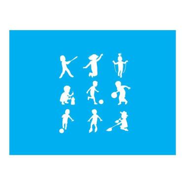 Imagem de Stencil Tamako Brincadeira - 15X20Cm - Ref A2427