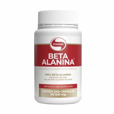 Imagem de Beta Alanina 500mg Vitafor 240 Cápsulas