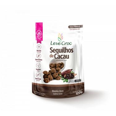 Imagem de Biscoito Sequilho Cacau Sem Glúten Leve Crock 120g
