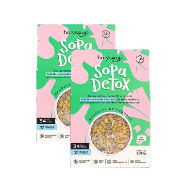Imagem de Kit 2X: Sopa Detox Sem Glúten Holysoup 130g