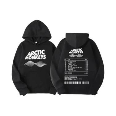 Imagem de Moletom Masculino Retro Rock Arctic Monkeys Com Capuz, Estampa De Álbu