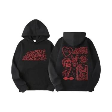 Imagem de Moletom Masculino Retro Rock Arctic Monkeys Com Capuz, Estampa De Álbu