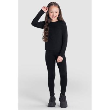 Imagem de Calça legging infantil unissex térmica leve Brandili