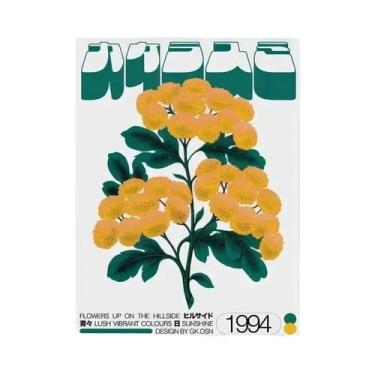 Imagem de Pôster De Arte Abstrata Moderna Blue Waves Para Quarto, Entrada, Bar, 