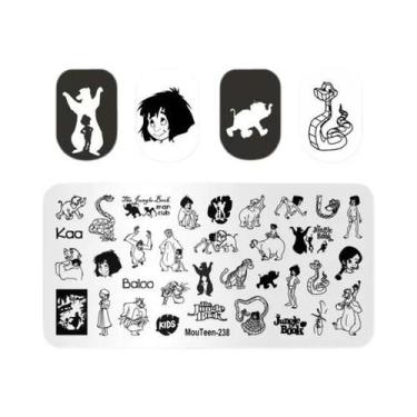Imagem de Placas De Estampagem De Unhas Disney Natal Mickey Inverno Neve MouTeen