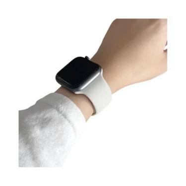 Imagem de Pulseiras De Silicone Para Apple Watch Series 9 8 7 SE Ultra 2 40mm 41