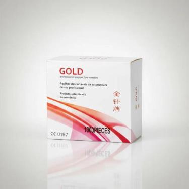 Imagem de Agulha Acupuntura 20x30mm Cx 1000 Un Pcte - Gold - GoldLife - GL