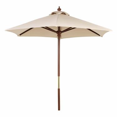 Imagem de Ombrelone Tramontina Em Madeira E Poliéster Bege 1,8m 14583081