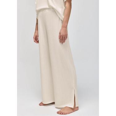 Imagem de Calça Hering Reta Em Tricô Feminina-Feminino